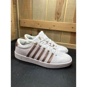 K-Swiss Womens K-Swiss Court Pro II Sneakers White & Rose Gold Size 11